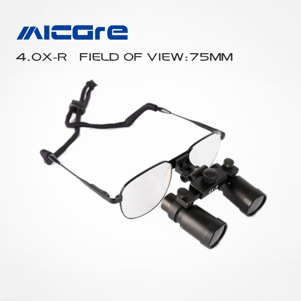 surgical loupes 4.0X-R metal frame