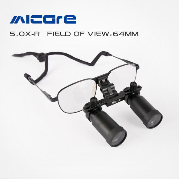 surgical loupes 5.0X-R metal frame